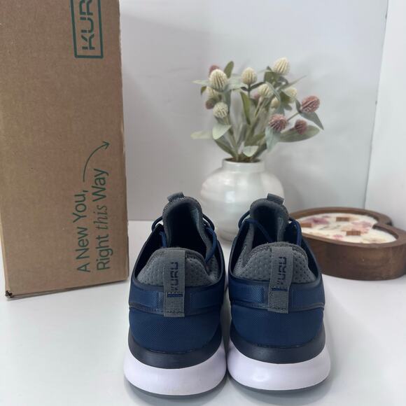 Kuru Atom Walking Comfort Sneaker Indigo/White/Basalt Men 9  display picture 2